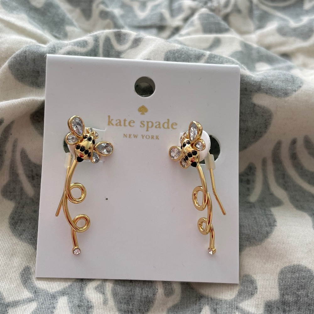 Kate Spade Bumble Bee earrings
